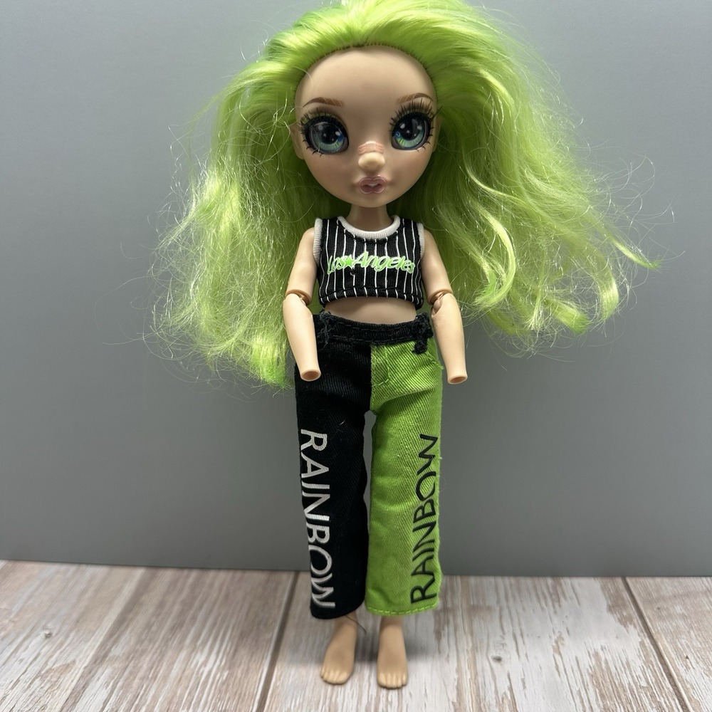 Rainbow‎ Jr High Jade Hunter Green Hair Articulated 9" Doll MGA Missing Hands